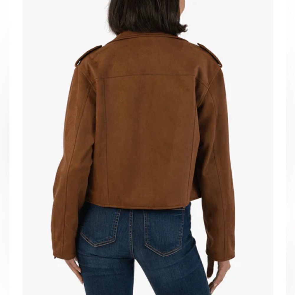 KUT JACKET FAUX SUEDE MOTO
JACKET- WHISKEY
Size XL - Picture 3 of 4